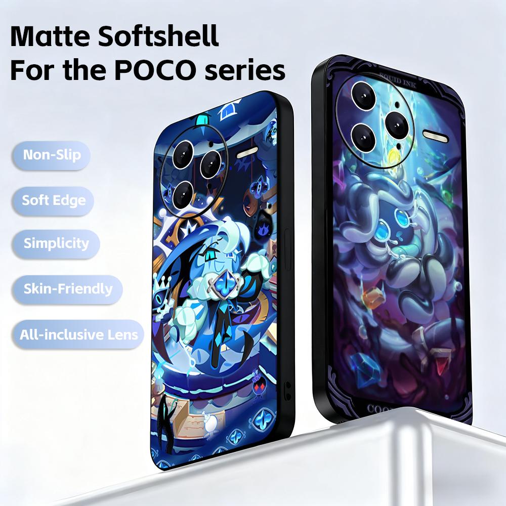 Xiaomi Poco X6 - غطاء هاتف أنيمي لطيف بتصميم كوكي